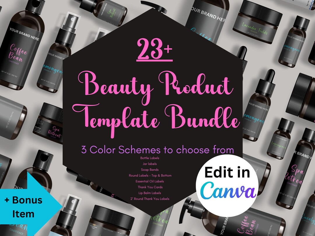 23 + Black Neon With 3 Color Schemes and a Bonus Item. - Etsy