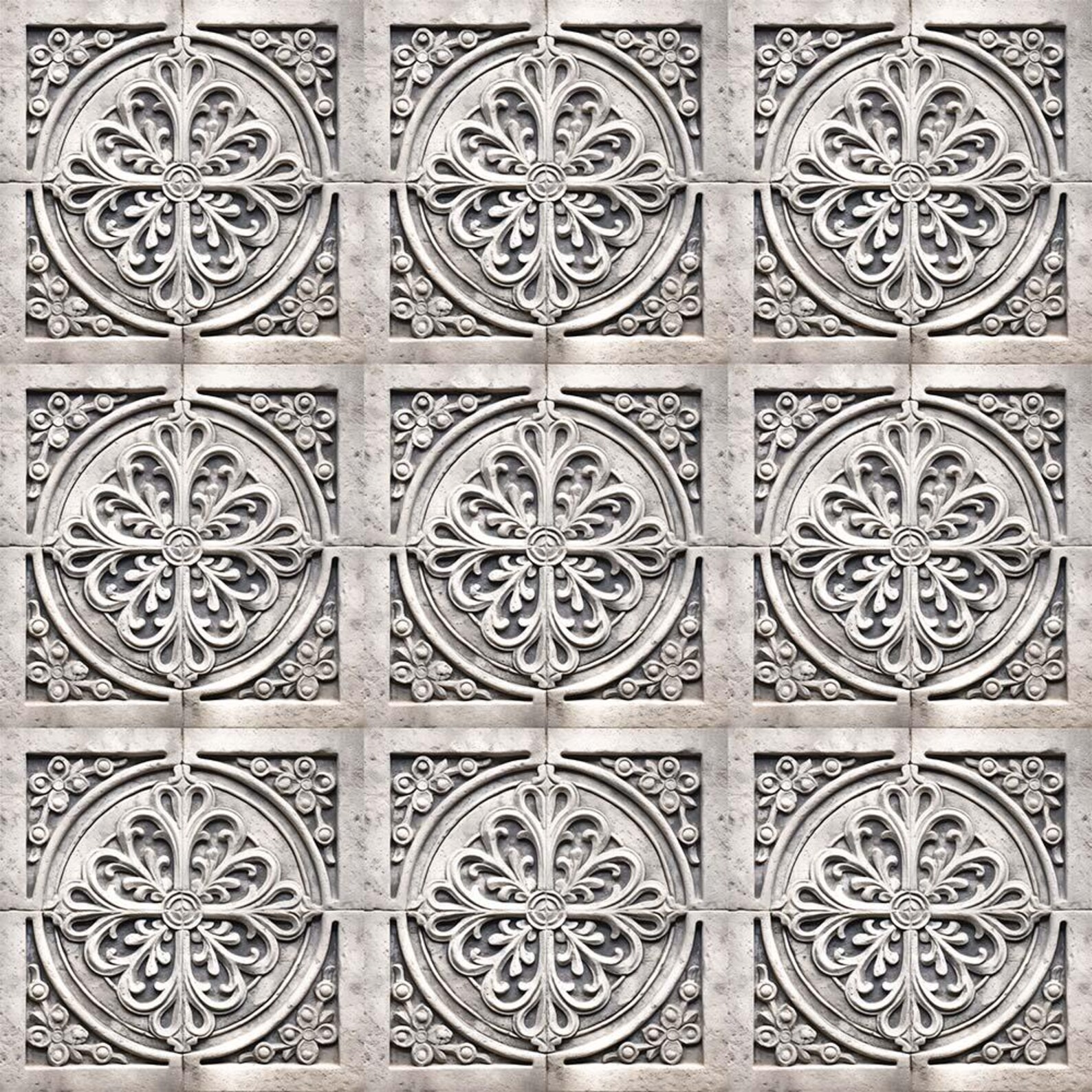 Gothic Tile Digital Set, Medieval Carvings, Stone Textures, Elegant ...