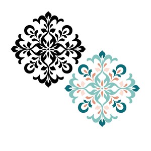 Arabesque Vector Design Set, SVG PNG, Ornamental Patterns, Printable ...