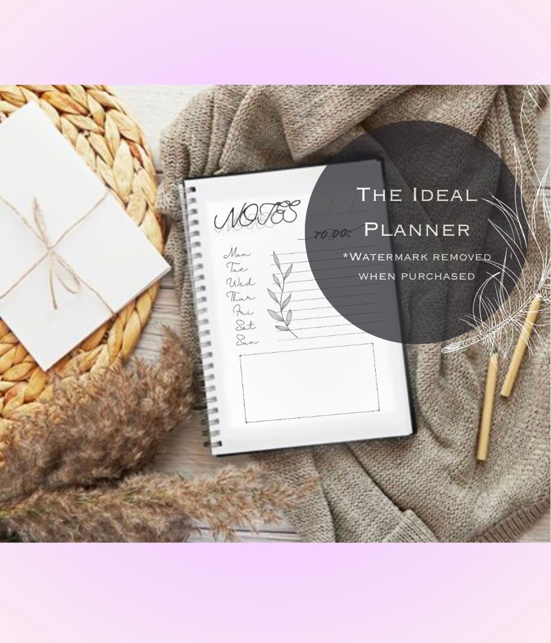 Fancy Notes Download Notes Planner Digital Download Fancy - Etsy