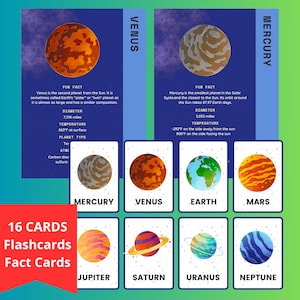Sonnensystem Karteikarten Planetenkarten Sonnensystem Infokarten Weltraum Karteikarten Lehr-Lern-Ressourcen Home Bildung Weltraum Studie