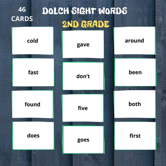 2nd grade sight words flash cards Think Tank Scholar (Second Grade) Pack 100+ Dolch & Fry High Freqency Flashcards L 2018 Academics Choice Award winner English Unite - Flashcards -