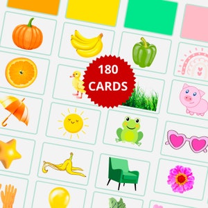 Cartes de correspondance des couleurs pour tout-petits, PDF imprimable PreK, couleurs Montessori, téléchargement immédiat pour l'apprentissage précoce, activité de tri des couleurs, correspondance des couleurs