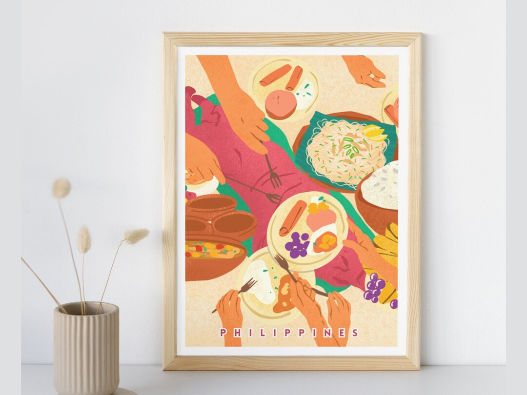 Hapagkainan Filipino Art Filipino Digital Prints Philippines Neutral