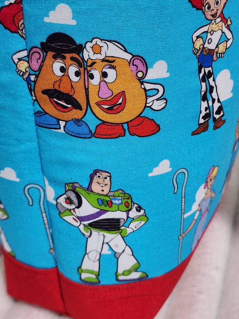 Disney Toy Story Tote Bag / Canvas and Cotton / Choose a Color image 5