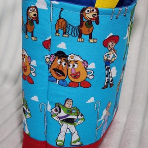 Disney Toy Story Tote Bag / Canvas and Cotton / Choose a Color image 6