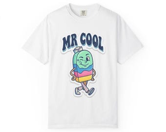 Mr. Popsicle T-shirt | Retro Cartoon Ice Pop Graphic Tee