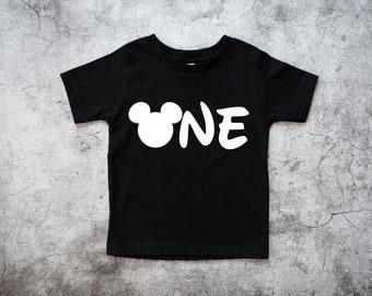 Mickey One birthday shirt, First birthday shirt, Disney mickey one birthday grafic Tees, Mickey Mouse 1st Birthday outfit 101