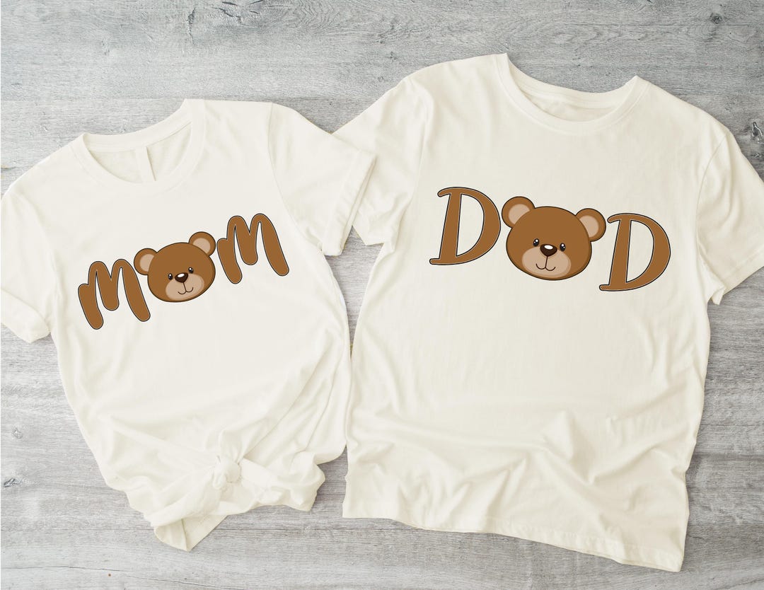 Teddy Bear MOM/DAD Shirts, ONE Bear 1st Birthday Shirt, Teddy Bear ...
