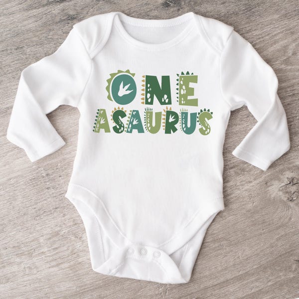 Dinosaur 1st birthday Tee, One Asaurus shirt, First birthday outfit, T-Rex birthday Boy shirt, Dino Birthday party 20