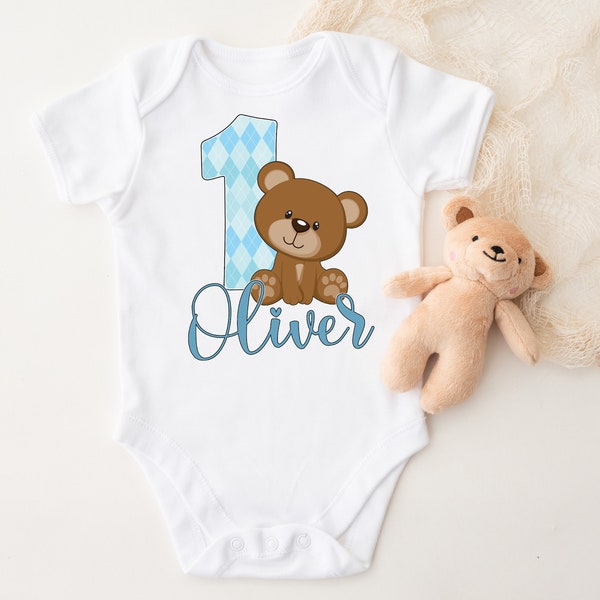 Teddy bear 1st Birthday outfit, custom beary special birthday shirt, One little bear first birthday shirt, first birthday teddy bear shirt 6