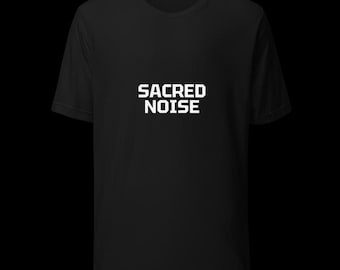 Heiliger Lärm | Halo Signal T-Shirt | Unisex schwarzes Shirt