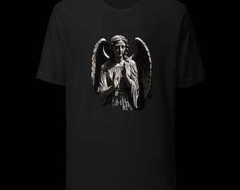 Verderbter Engel | Halo Signal T-Shirt | Unisex schwarzes Shirt