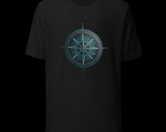 Signalkompass | Halo Signal T-Shirt | Unisex schwarzes Shirt