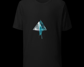 Signal Prisma | Halo Signal T-Shirt | Unisex schwarzes Shirt