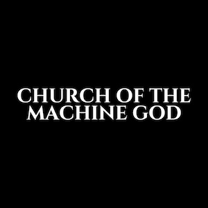 HaloSignal Graphic Tee - Church Of The Machine God | Unisex Black Shirt