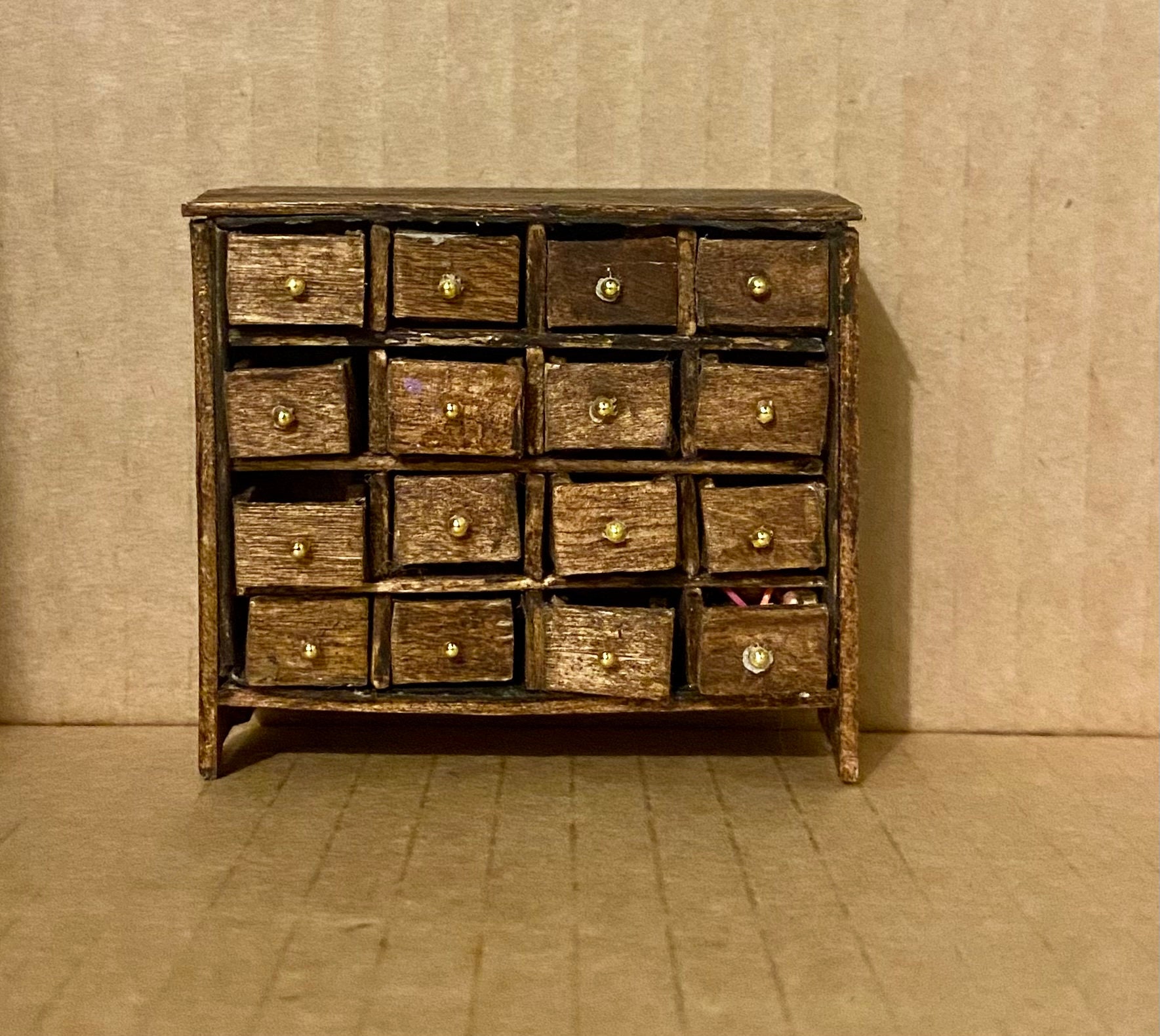 Chunky Set of Painted Wooden Drawers 
