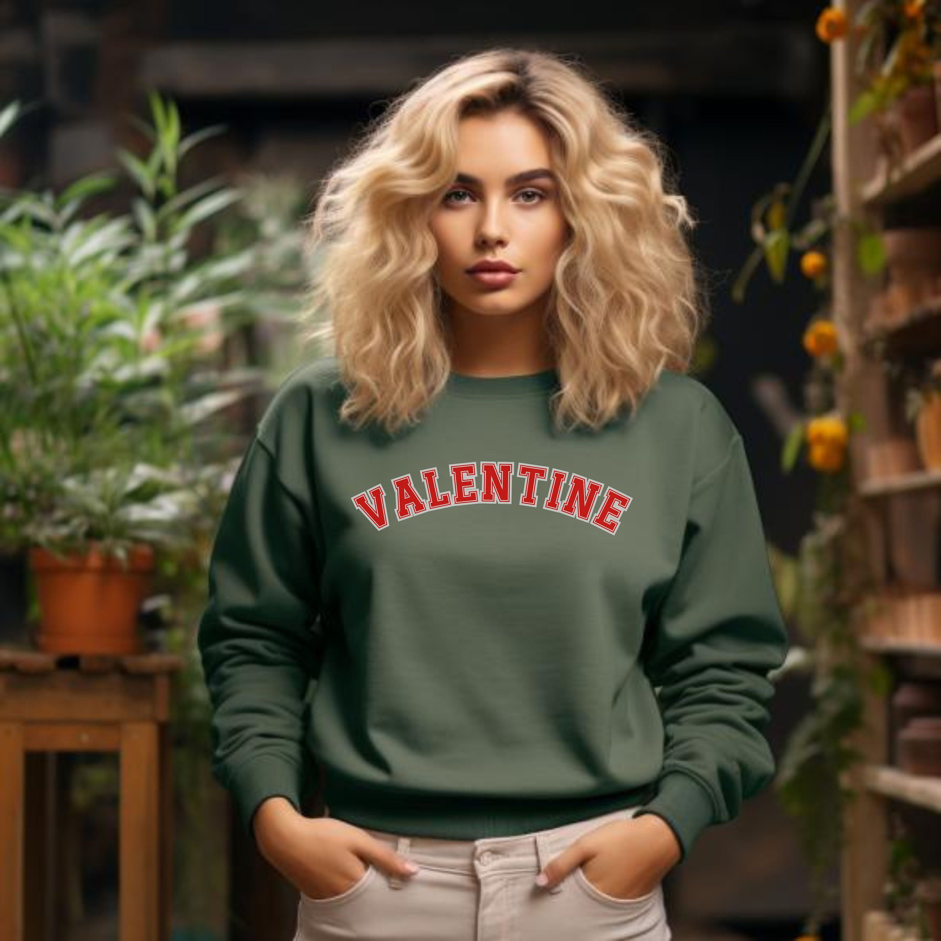 Valentine Sweater for Her Valentines Gift for Girlfriend Cozy Valentine