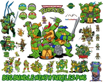 Big Bundle Ninja Turtles Png, High Quality Digital Download, Ninja Turtles Instant download, Ninja Turtles Birthday, Ninja Turtles Clipart