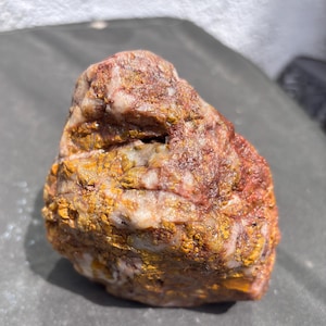 Big Brecciated Yellow and Red Jasper Rough Stone