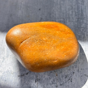 Large Natural Yellow Jasper Gemstone Beach Cobble