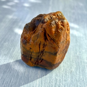 Brecciated Yellow Jasper Rough Stone