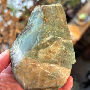 Light Green Chert-Jasper Rough Stone