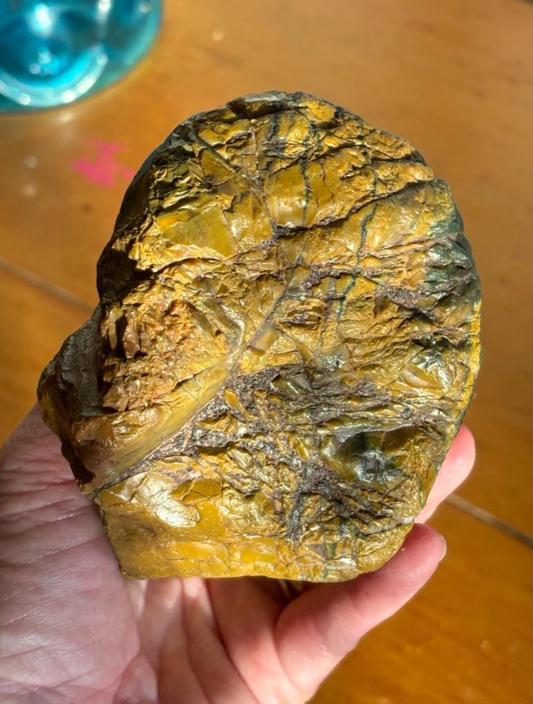 Large Yellow and Green Jasper - Etsy