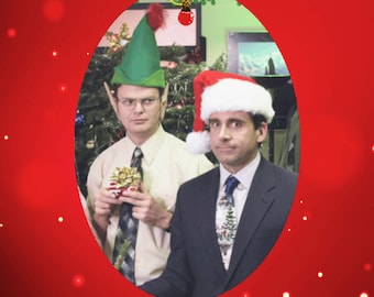 Weihnachtsschmuck von Dwight Michael | Memes aus „The Office“ | Weihnachten in „The Office“ | Geschenke aus „The Office“ | Michael Scott | Dwight Schrute | Weihnachtsgeschenk