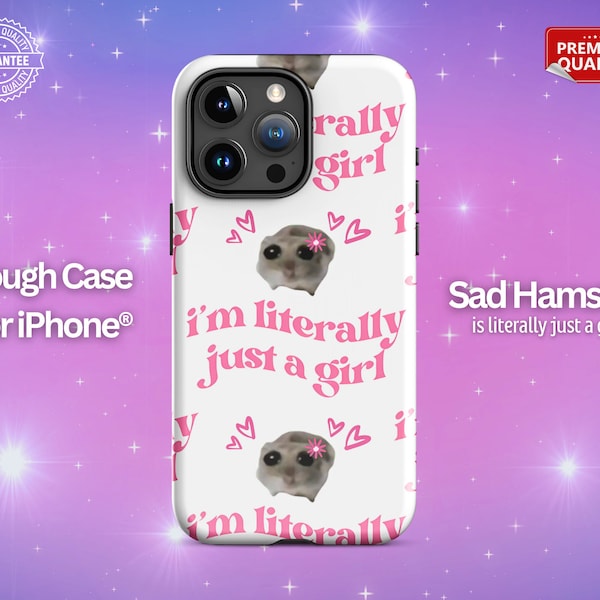 Sad Hamster Meme, Im Literally Just A Girl, Sad Hamster Doing My Best Meme, Sad Hamster iPhone Case, Sad Hamster Violin Meme, Funny Hamster