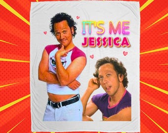 The ORIGINAL Its Me Jessica Blanket | The Hot Chick Movie | Funny Gift | Funny Meme Gifts | Funny Quotes | Funny Sayings | Meme Blanket