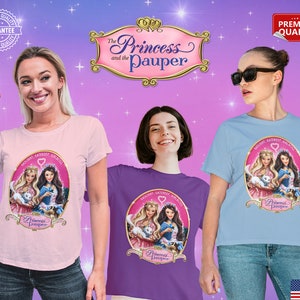 The Princess And The Pauper Tshirt | Princess And Pauper | Fairytopia | Mermaidia | Gaslight Gatekeep | Bibble Shirt | Fairy | Fairycore