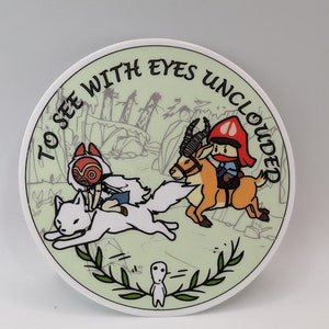 Eyes Unclouded Sticker