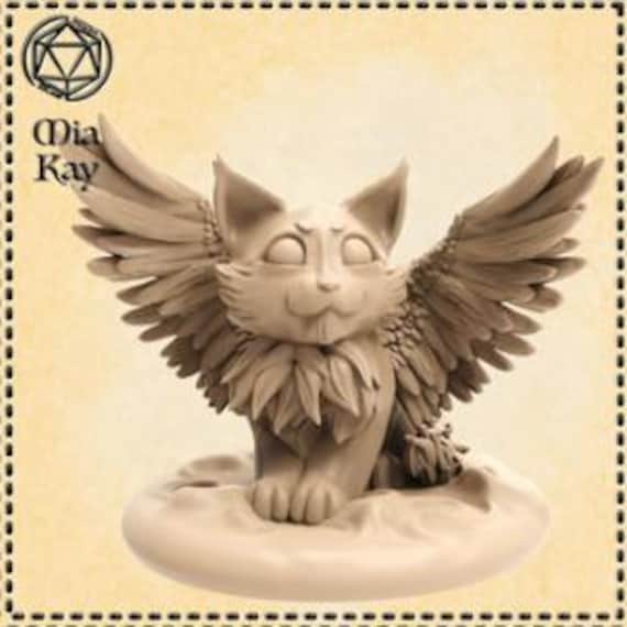 Baby Tressym (winged Cat) and Adult Option - Etsy