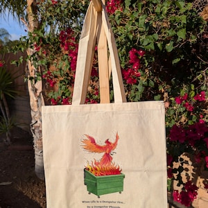 Dumpster Phoenix Tote Bag