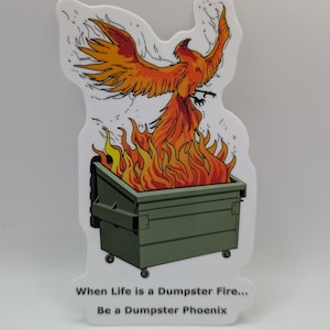 Dumpster Phoenix Sticker