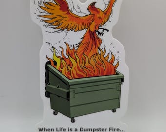 Dumpster Phoenix Sticker