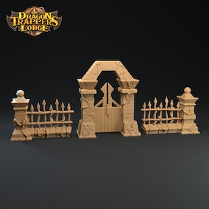 Terrain - Spiked Gate & Fence