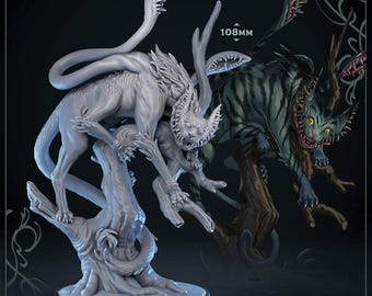 Leercat Displacer Beast (Cheshire-Like Grin) Miniature
