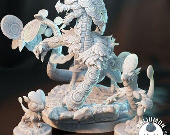 Kaijumon Scale Dragon Miniatures
