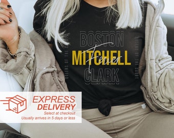Custom Basketball Team Roster Shirt for Women Sports Fan Gift Personalized Tshirt for Female Basketball Lover Game Day Outfit Fever Mitchell