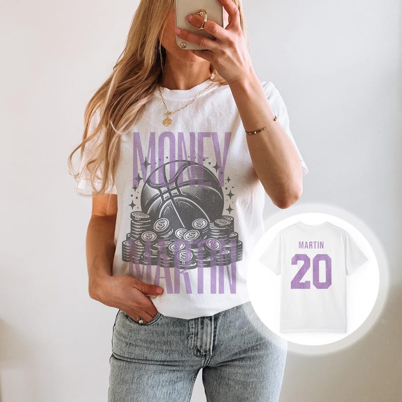 Money Martin Shirt Youth Adult Tee Basketball Fan Gift Game Day Outfit Women’s Sports Apparel Support Your Favorite Player Valkyries Gift image 1