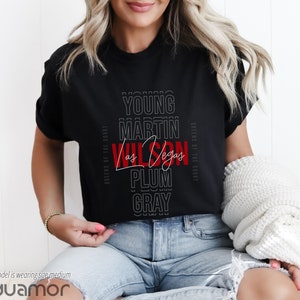 Camiseta personalizada para el día del juego de los mejores jugadores, camiseta favorita de los fanáticos, camiseta para mujeres amantes de los deportes, camiseta de baloncesto para mujeres jóvenes, idea de regalo