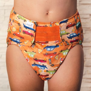 Reusable diaper for adults with insert