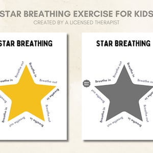 Breathing Exercise Kids Mindful Breathing Worksheets Anxiety Worksheets Kid Anxiety Kids Coping Cards Calming Corner Kids Therapy