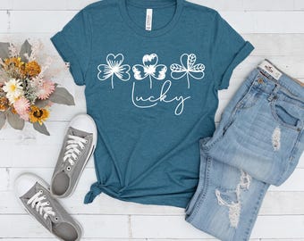 Lucky Shirt, Cute St Pattys Shirt, Retro St Patricks Day Shirt,  St Patricks Day Shirt,  St Patrick Tee, Patricks Lucky Tee