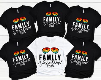 Camiseta de Vacaciones Familiares 2025, Camisetas Familiares Creando Recuerdos, Camiseta Familiar a Juego, Camisetas de Vacaciones Familiares, Camiseta de Viaje Familiar a la Playa