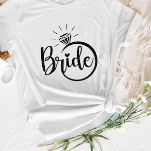 Bride Shirt, Bride to Be, Engagement Shirt, Honeymoon Shirt, Bridal Gift, Wedding Tee, Bridal Shower Gift, Bride Tshirt, Future Mrs