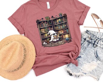 Ghost Reading Books Shirt,  Halloween Teacher Sweatshirt, Halloween Shirt, Teacher Gift, Boo School, Librarian Ghost Halloween