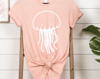 Jellyfish Women Shirt, Jellyfish Gift Tee, Marine Biologist, Ocean Shirt, Ocean Animals Tee, Animal Gift Tee, Jellyfish Tee, Ocean Shirt